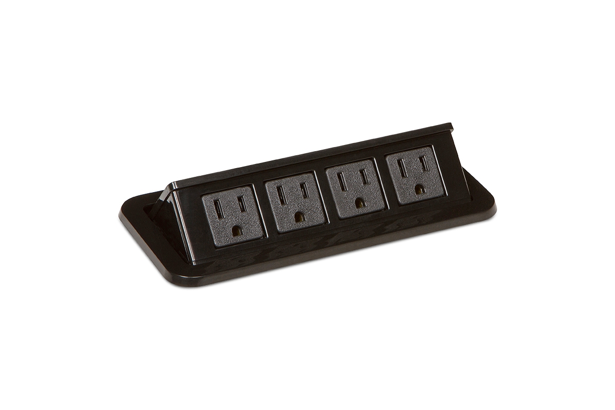 Can the end outlets be rotated 90 degrees to better accomodate a power brick?