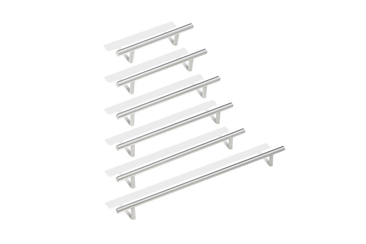 What is the on-center measurement for the DP55E size?