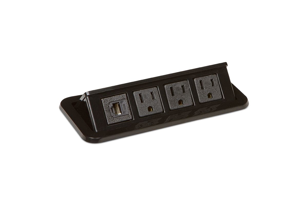 Flip-Up Power Grommet - Pop Up Power Outlets - Mockett