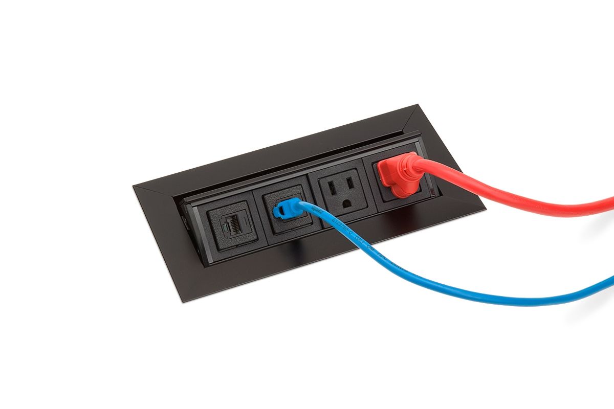 Medium Pop-Up Power Grommet - Pop Up Power Outlets - Mockett