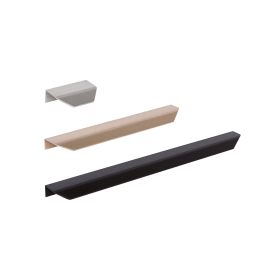 Chamfered Edge Drawer Pull - Mixed Metal Drawer Pulls - Mockett