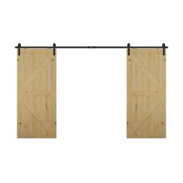 LWZH 11.5FT Heavy Duty Sliding Barn Door Hardware Track - View #4