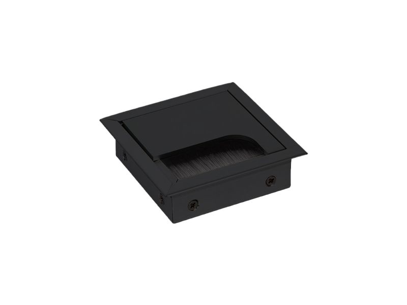 80mm Square Brush Grommet - Metal Grommets - Mockett