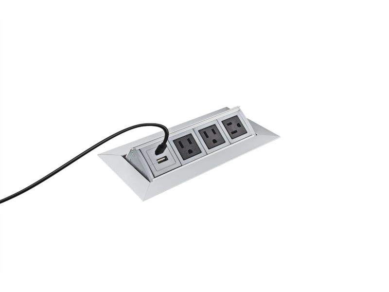 Medium Pop-Up Power Grommet - Pop Up Power Outlets - Mockett