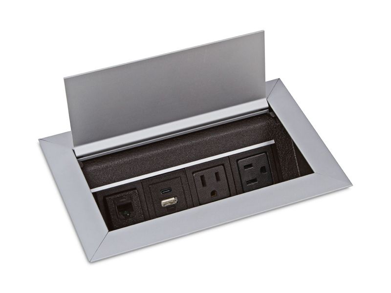 Recessed 2 Power/1 Data/Dual USBA+C - Recessed Power Outlets - Mockett