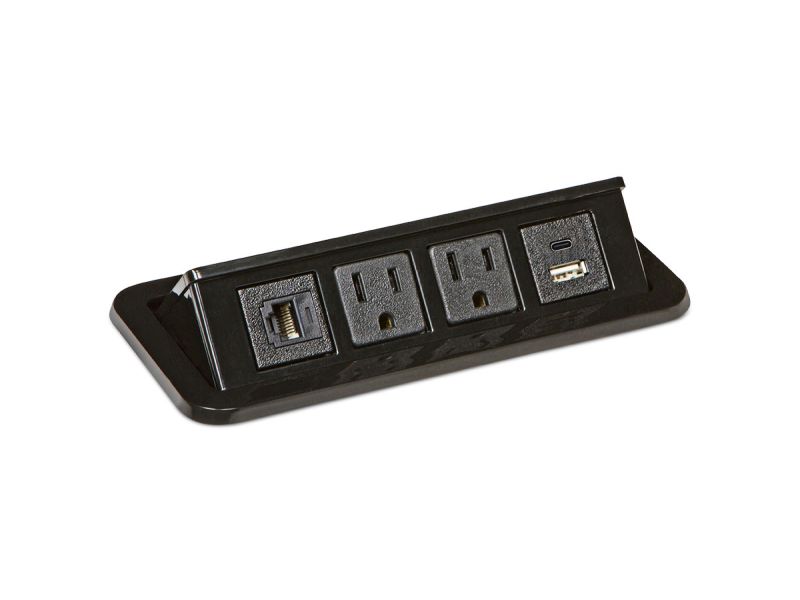 Flip-Up Power Grommet - Pop Up Power Outlets - Mockett