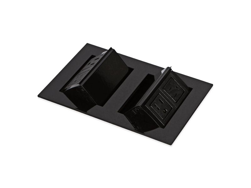 Dual Sided Pop Up Power Grommet - Pop Up Power Outlets - Mockett