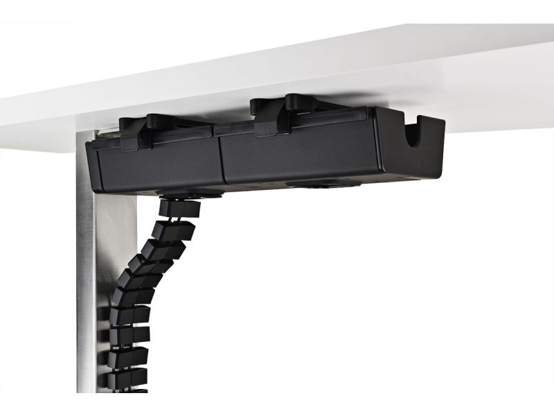 Comroxu Kit Complet 39 Pièces Gestion Des Câbles Bureau - Organisateur Filet Et Accessoires