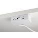 PCS99B/UCDC-95G (Glossy White) mockett power outlet desktop grommet