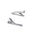 SH14-94 (Satin Aluminum) Mockett Shelves Shelf Brackets Decorative Shelf Supports