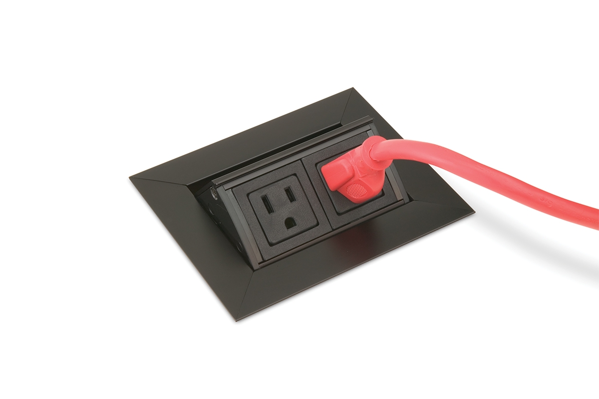 Mockett PCS36A/EE Flip-Up Power Grommet - Pop Up Power Outlets