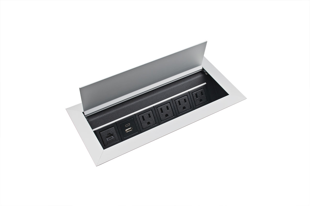 KOMPLETE 11 ULTIMATE UPG【KONTAKT5 クログレ付】 Recessed 4 Power/1 Data/Dual USBA+C - Recessed Power grommets